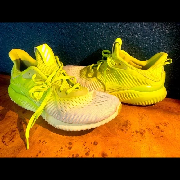 Adidas-Alphabounce Em Shoes-Women's-Ice Yellow / Semi Solar Yellow / Running White-10